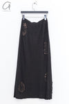 SWAYING 25 Early Spring Crochet Detail Skirt SW-SW25PS3B03-HEIHUI Gray and Black SW25PS3B03